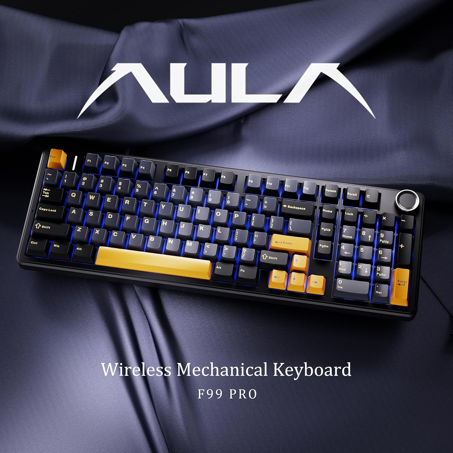 Gaming Keyboard Hot Swappable - AULA F99PRO Gaming Mechanical Keyboard 99