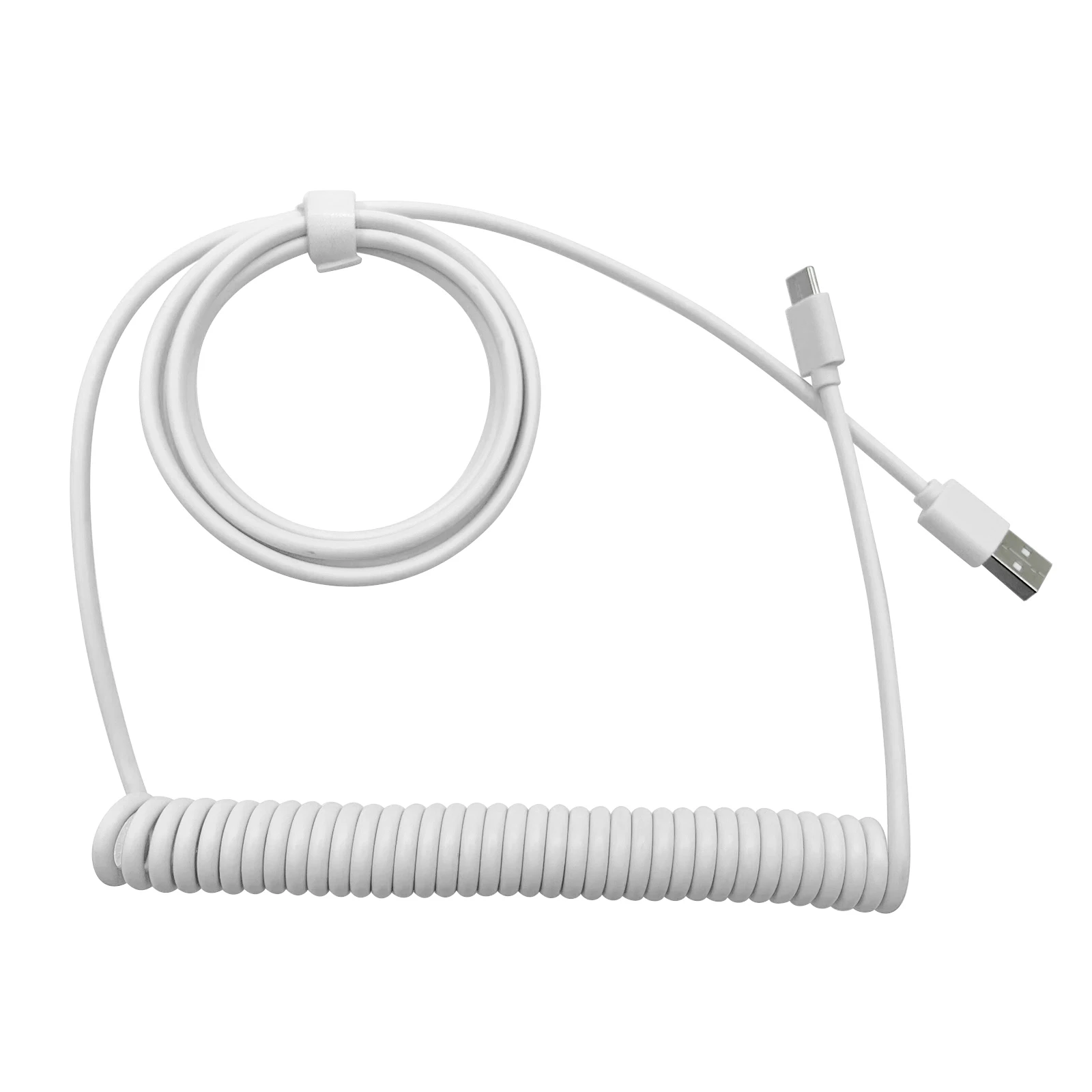 Coiled Usb Cable - Computer Mechanical Keyboard Data Cable Extension