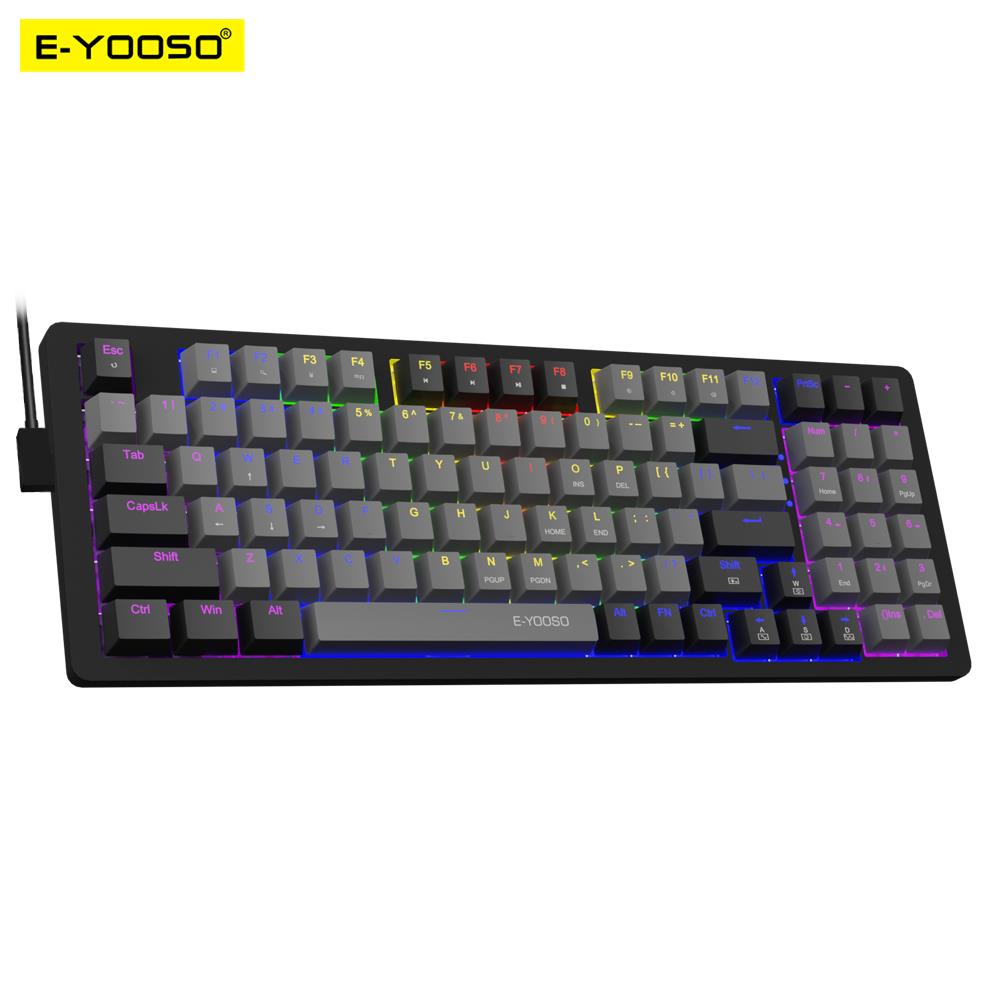 Gaming Keyboard Mouse Combo - E-YOOSO Z94 USB Mechanical Gaming Keyboard