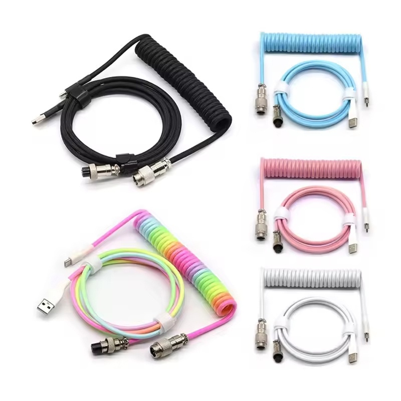 Mechanical Keyboard Coiled Cab - огляд і ціна Coiled Usb Cable