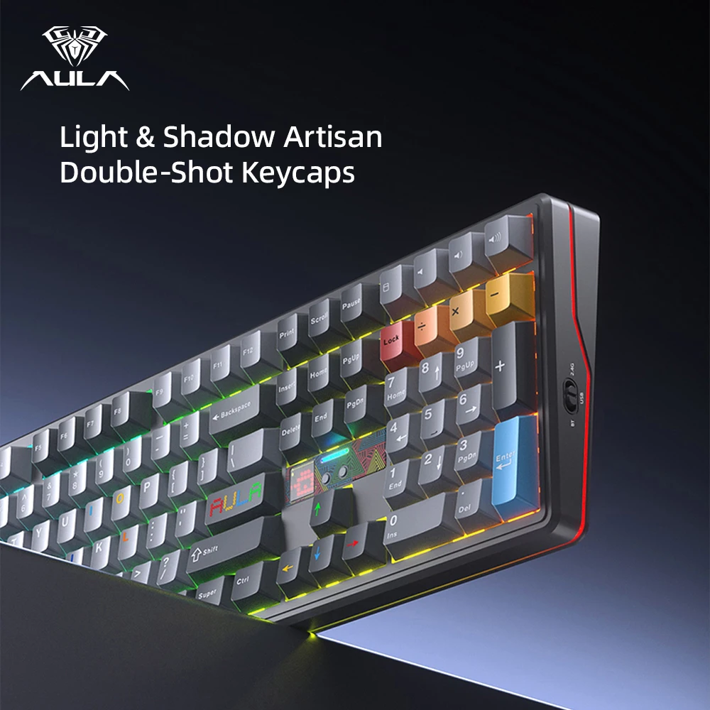 AULA F108 Pro V2 100% Layout M - огляд і ціна Gaming Keyboard Hot Swappable