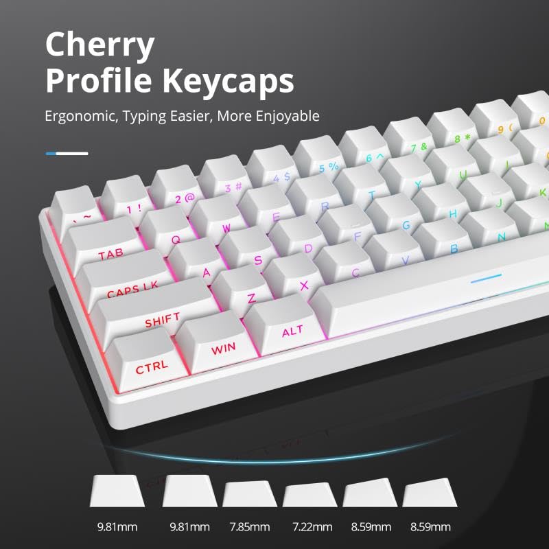 134 Keys Double Shot PBT Keyca - огляд і ціна Keyboard Gaming Black