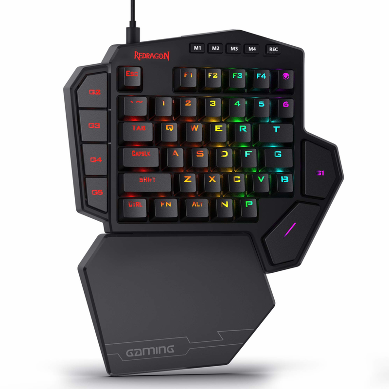 Redragon K585 DITI One-Handed  - огляд і ціна Gaming Keyboard 1 Hand