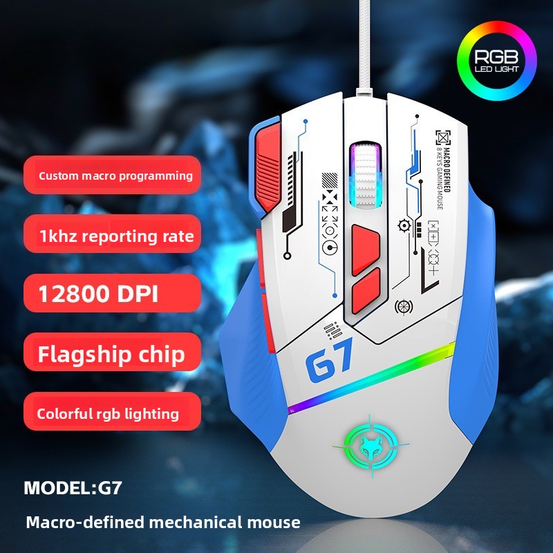 G6 Wired Gaming Mouse 128000DP - огляд і ціна Gaming Keyboard 1 Hand
