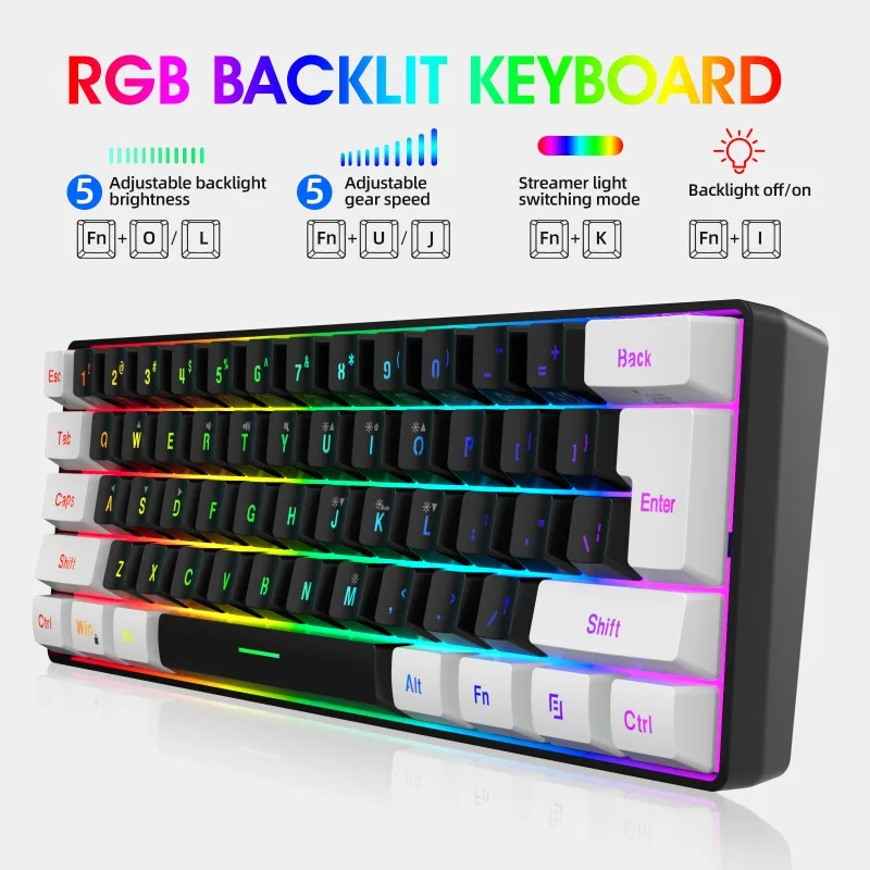 Keyboard and Mouse 60% Compute - огляд і ціна Gaming Keyboard Mouse Combo