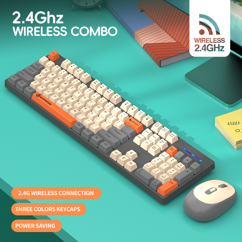 2.4G Wireless Office Keyboard  - огляд і ціна Gaming Keyboard Mouse Combo