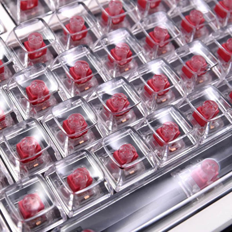 132 Keys Crystal Transparent K - огляд і ціна Keyboard Gaming Black