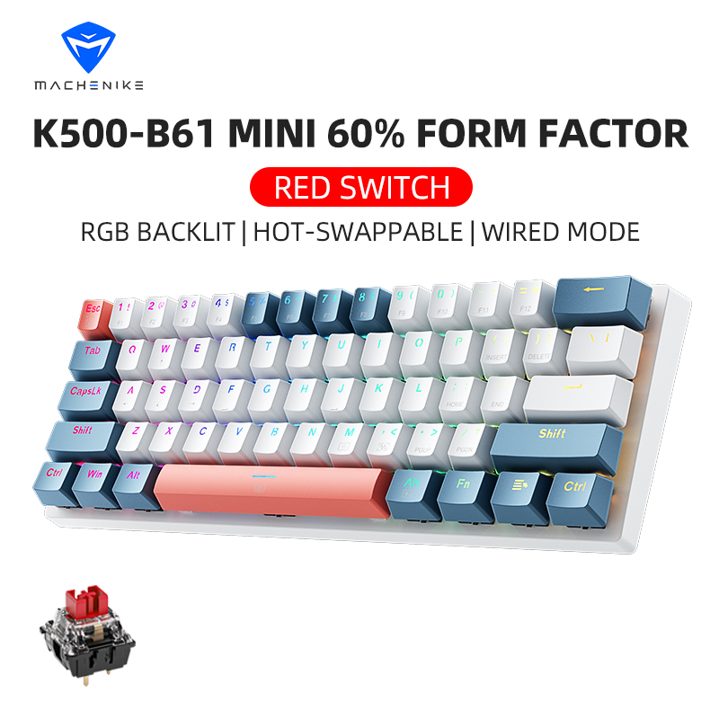 K500-B61 Machenike Mini Mechan - огляд і ціна Gaming Keyboard Hot Swappable
