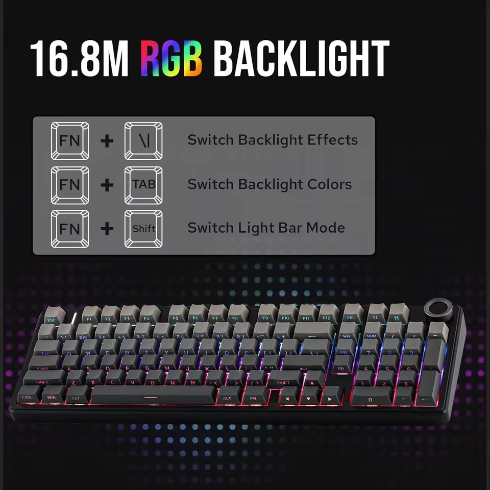 AULA F99PRO Gaming Mechanical  - огляд і ціна Gaming Keyboard Hot Swappable