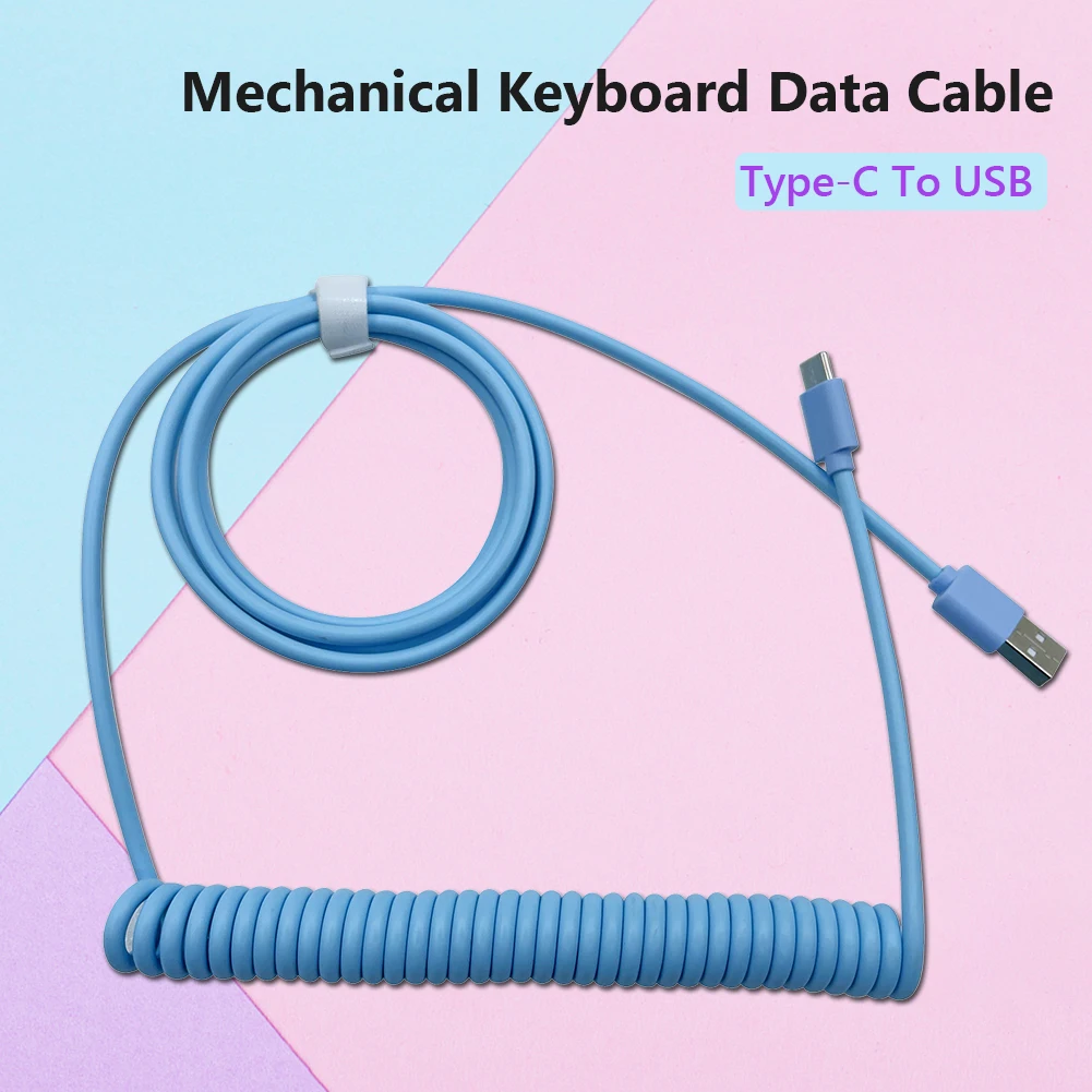 Computer Mechanical Keyboard D - огляд і ціна Coiled Usb Cable