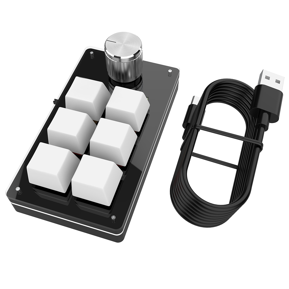 6 Key 1 Knob One Handed Mechan - огляд і ціна Gaming Keyboard 1 Hand
