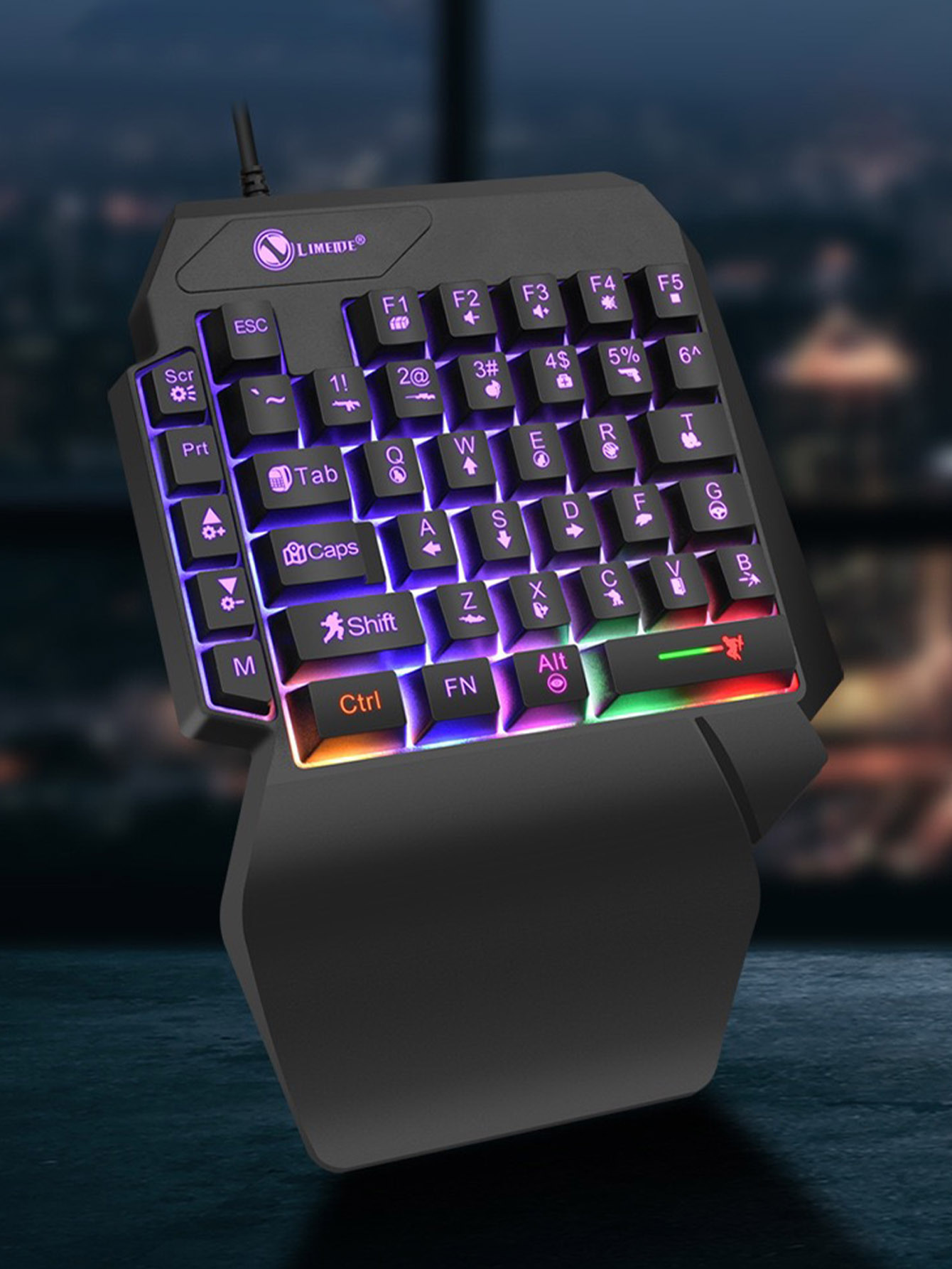 Mechanical One-Handed Light Ga - огляд і ціна Gaming Keyboard 1 Hand