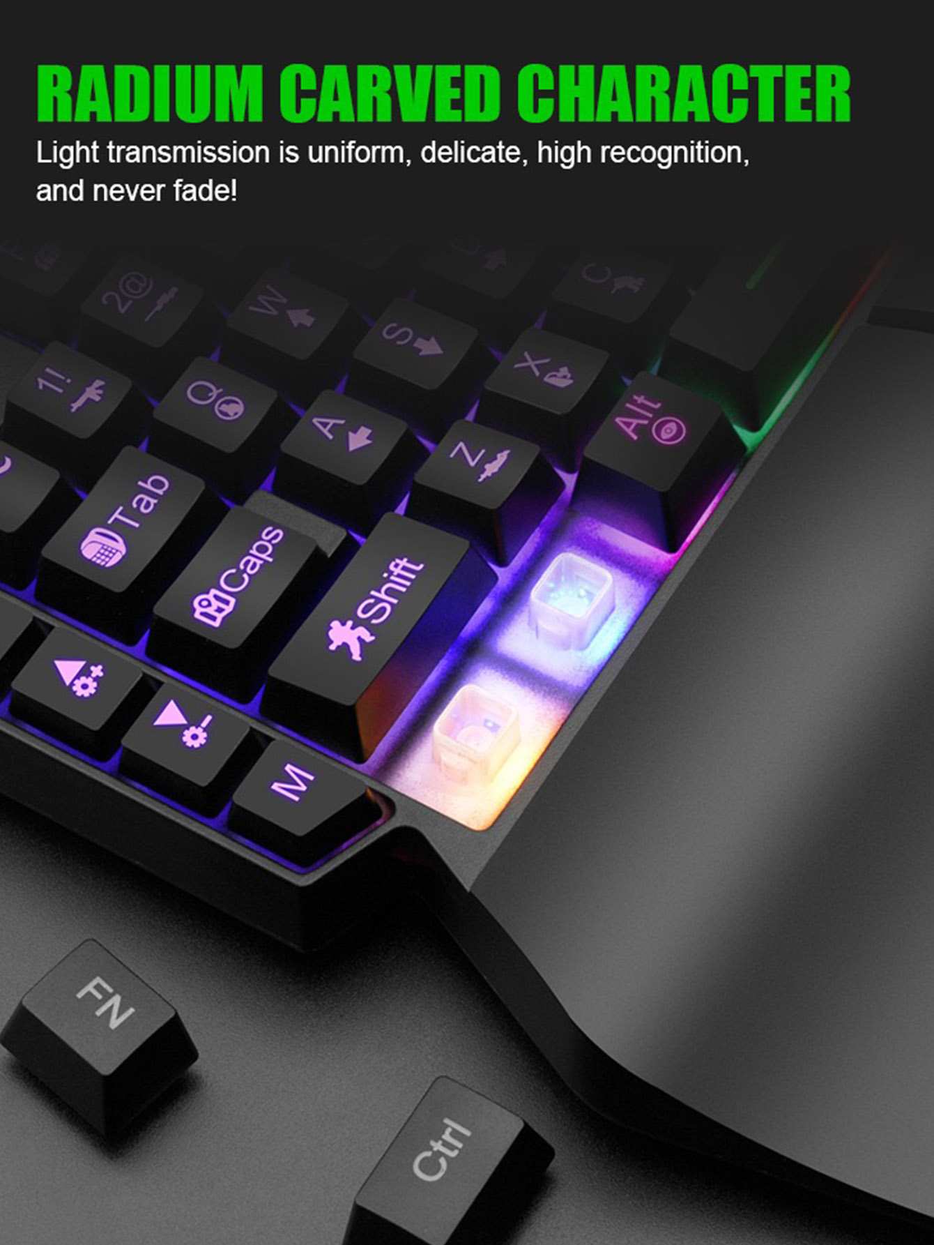 Mechanical One-Handed Light Ga - огляд і ціна Gaming Keyboard 1 Hand