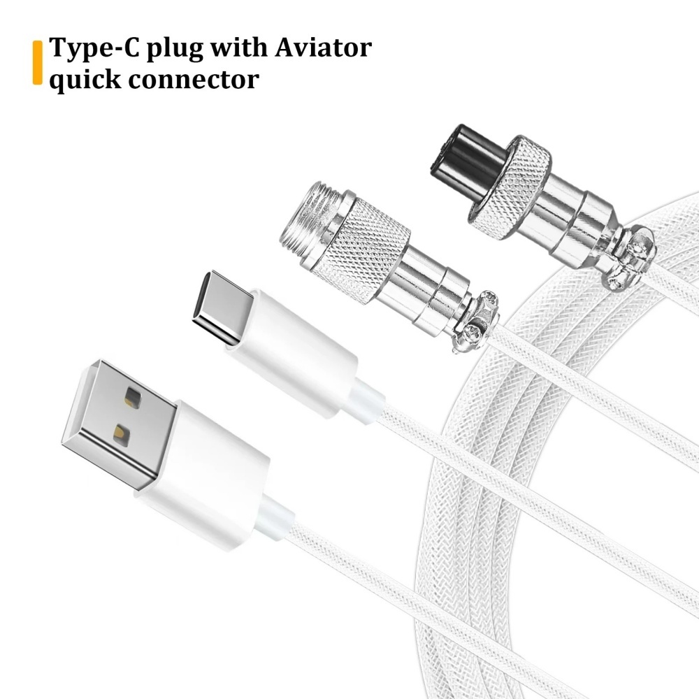7 Colors USB Type C Mechanical - огляд і ціна Coiled Usb Cable