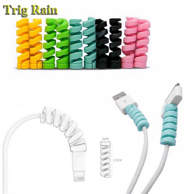 Spiral Cable protector Data Li - огляд і ціна Coiled Usb Cable