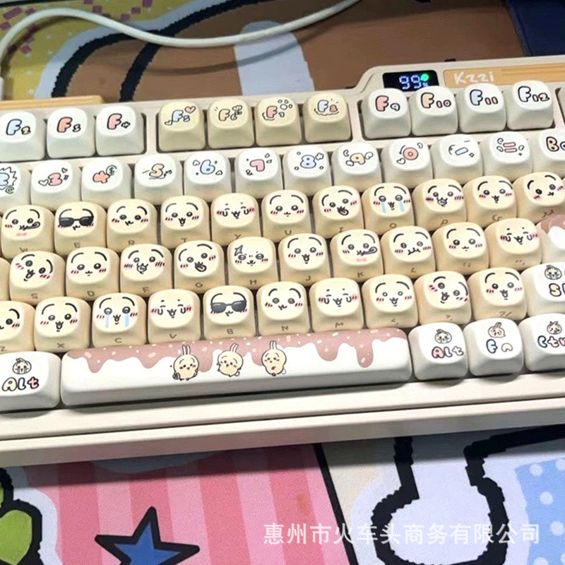 Chiikawa Cute Emoji Keycap Set - огляд і ціна Gaming Keyboard Emoji