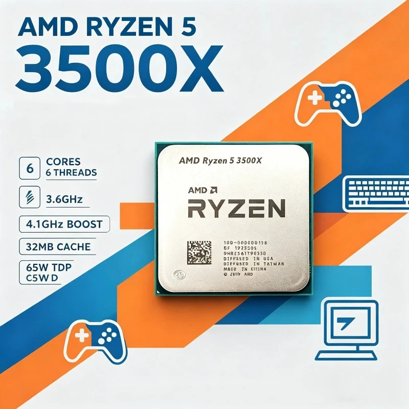 AMD Ryzen 5 3500X AM4 Desktop  - огляд і ціна Amd Cpu Ryzen 5