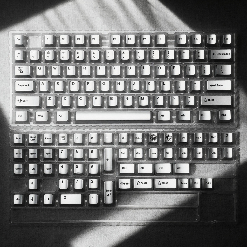 Silver Metallic Paint Small Fu - огляд і ціна Gaming Keyboard Extension