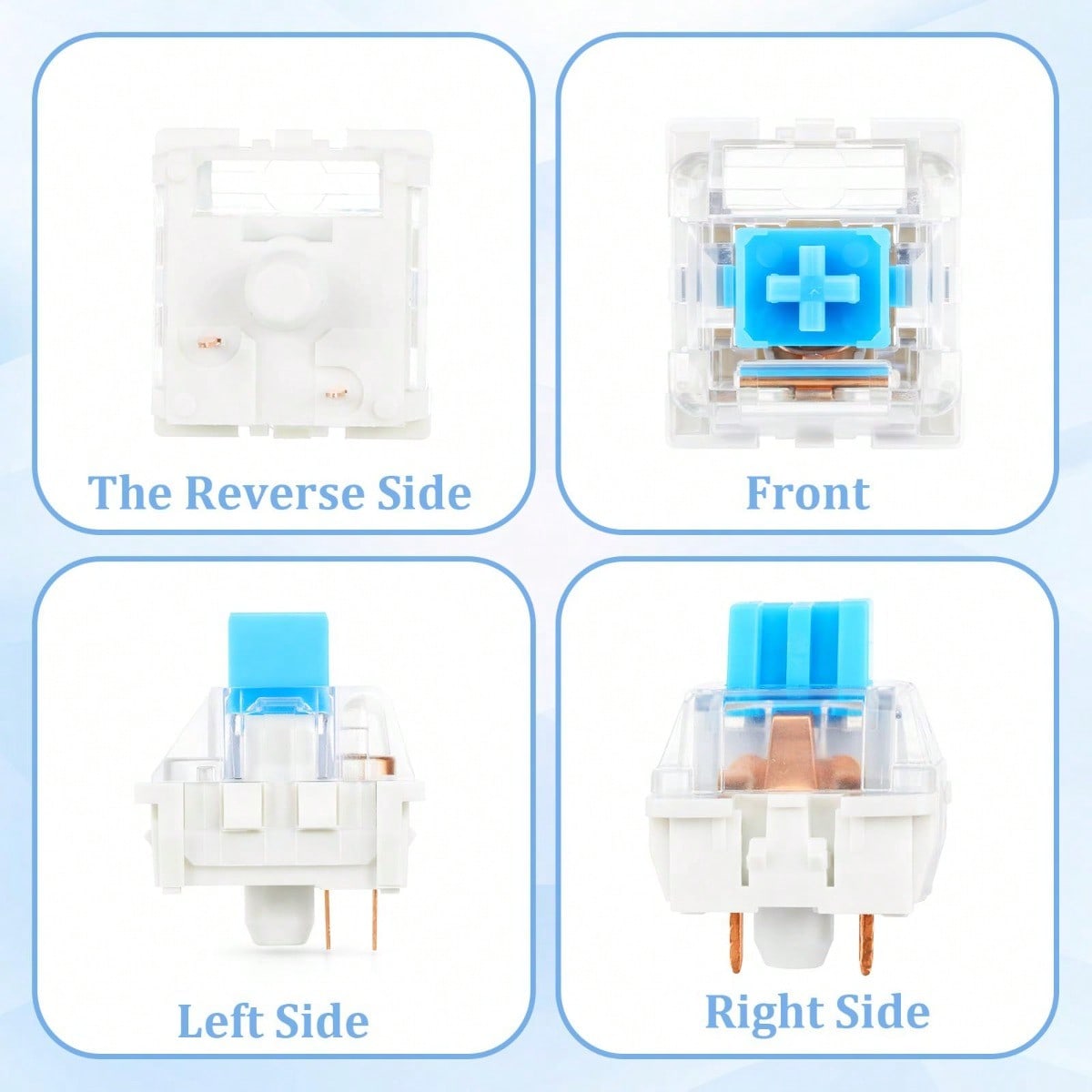 100 Practical Blue Switches, H - огляд і ціна Gaming Keyboard Hot Swappable