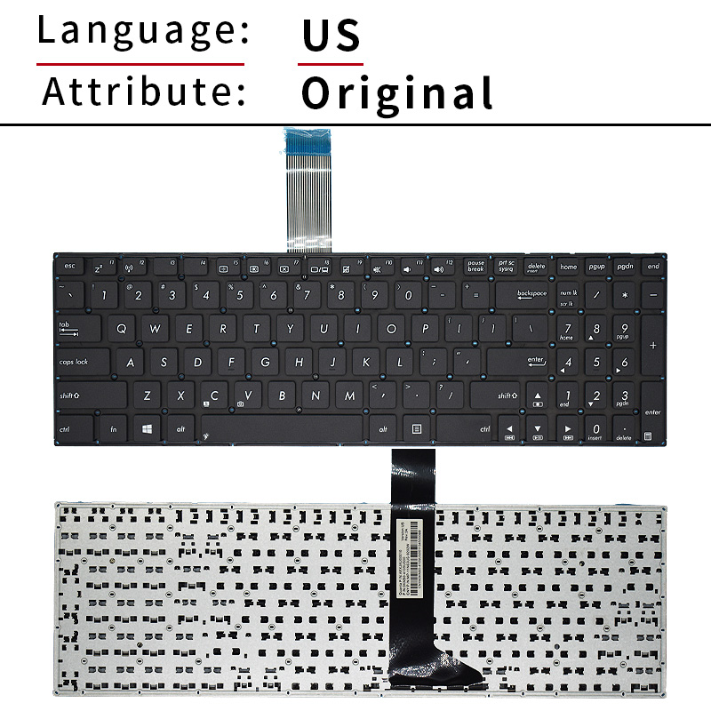 US/RU/Russian Laptop Keyboard  - огляд і ціна Gaming Keyboard Asus