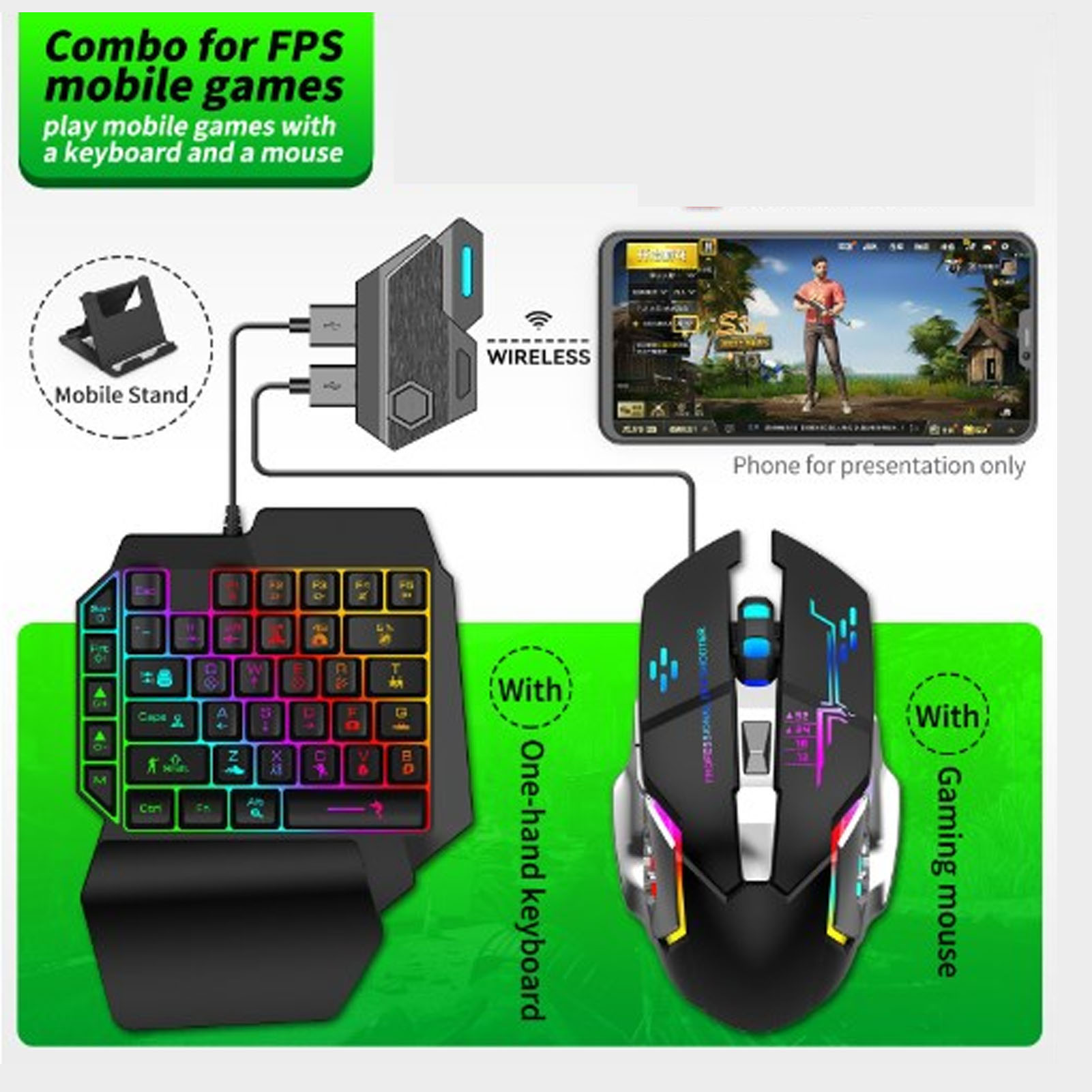Keyboard Mouse Converter Set R - огляд і ціна Gaming Keyboard Mouse Combo