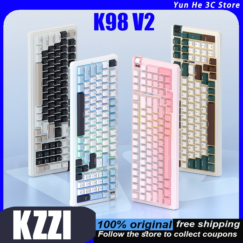 KZZI K98 V2 Mechanical Keyboar - огляд і ціна Gaming Keyboard Hot Swappable