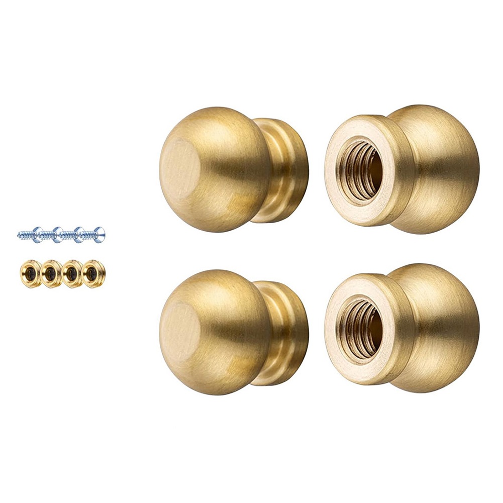 4Pcs Brass Cutting Board Feet  - огляд і ціна Stabilizer Screw In