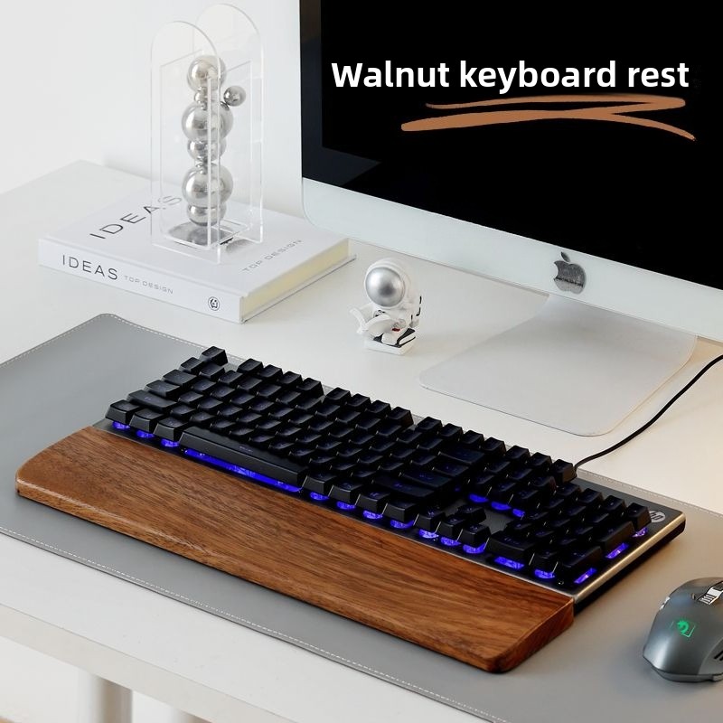 Solid Wood Keyboard Palm Rest  - огляд і ціна Gaming Keyboard Mouse Combo