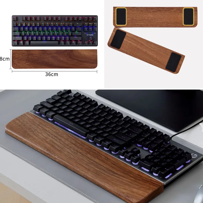 Solid Wood Keyboard Palm Rest  - огляд і ціна Gaming Keyboard Mouse Combo