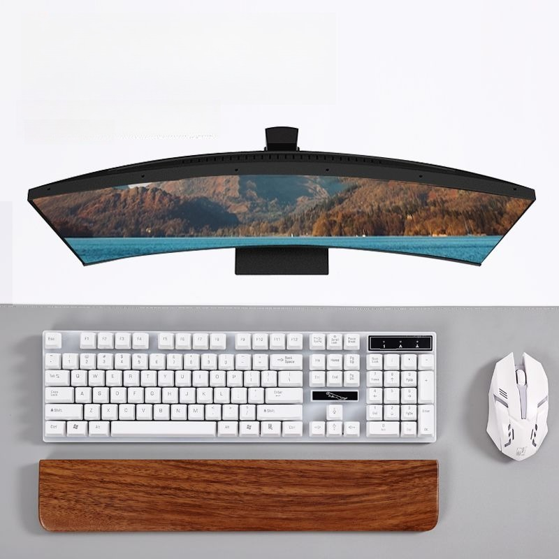 Solid Wood Keyboard Palm Rest  - огляд і ціна Gaming Keyboard Mouse Combo