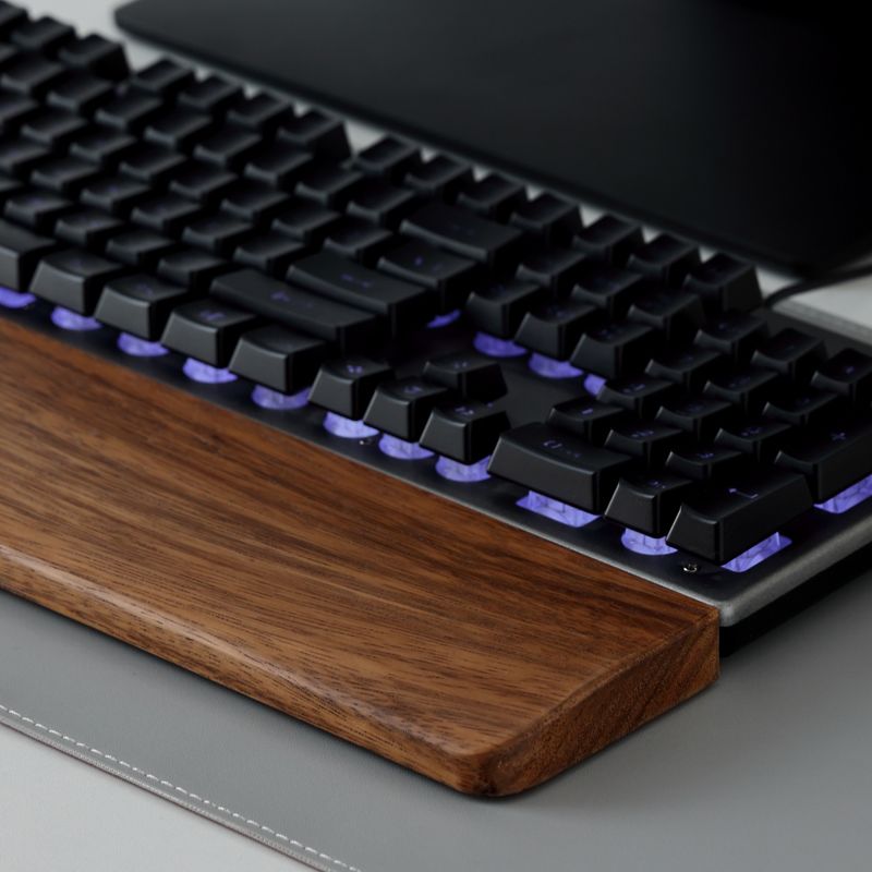 Solid Wood Keyboard Palm Rest  - огляд і ціна Gaming Keyboard Mouse Combo