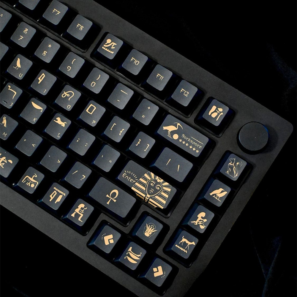 142 Keys Pharaoh Keycap PBT Ma - огляд і ціна Keyboard Gaming Black