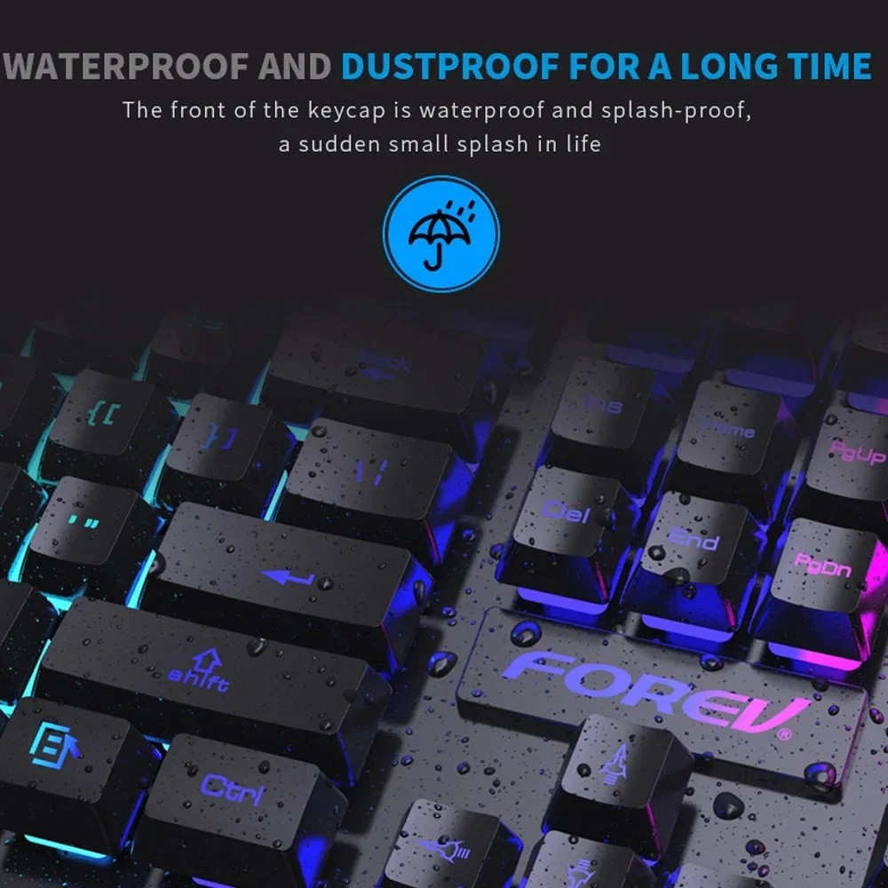 104 Key Backlit Mechanical Key - огляд і ціна Keyboard Mouse Bundle Gaming