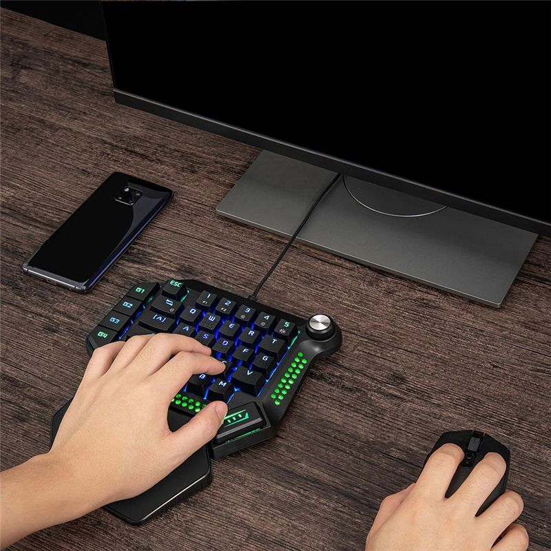 AEF6-One-Handed Mechanical Gam - огляд і ціна Gaming Keyboard Training