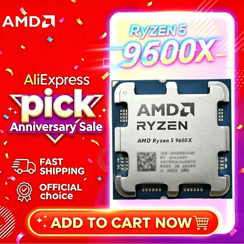 AMD Ryzen 5 9600X 100% AMD R5  - огляд і ціна Amd Cpu Ryzen 5
