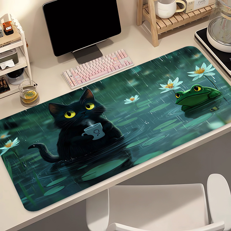 Kawaii Black Cat Silicone Soft - огляд і ціна Keyboard Gaming Black