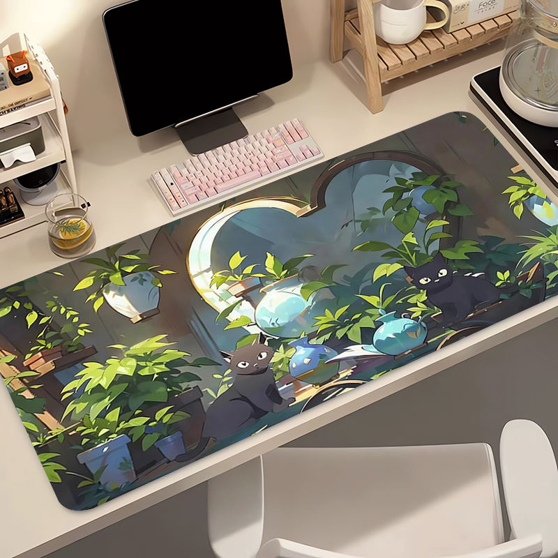 Kawaii Black Cat Silicone Soft - огляд і ціна Keyboard Gaming Black