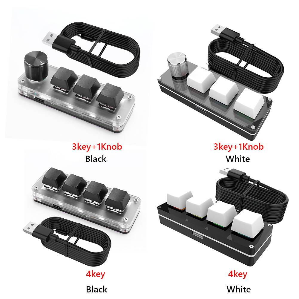 3 Key 1 Knob/4 Key One Handed  - огляд і ціна Gaming Keyboard 1 Hand