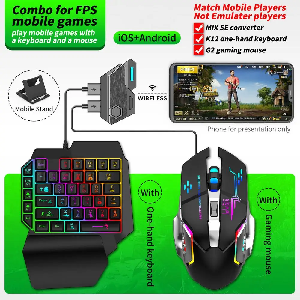 New Mobile Game Converter Keyb - огляд і ціна Keyboard Mouse Bundle Gaming