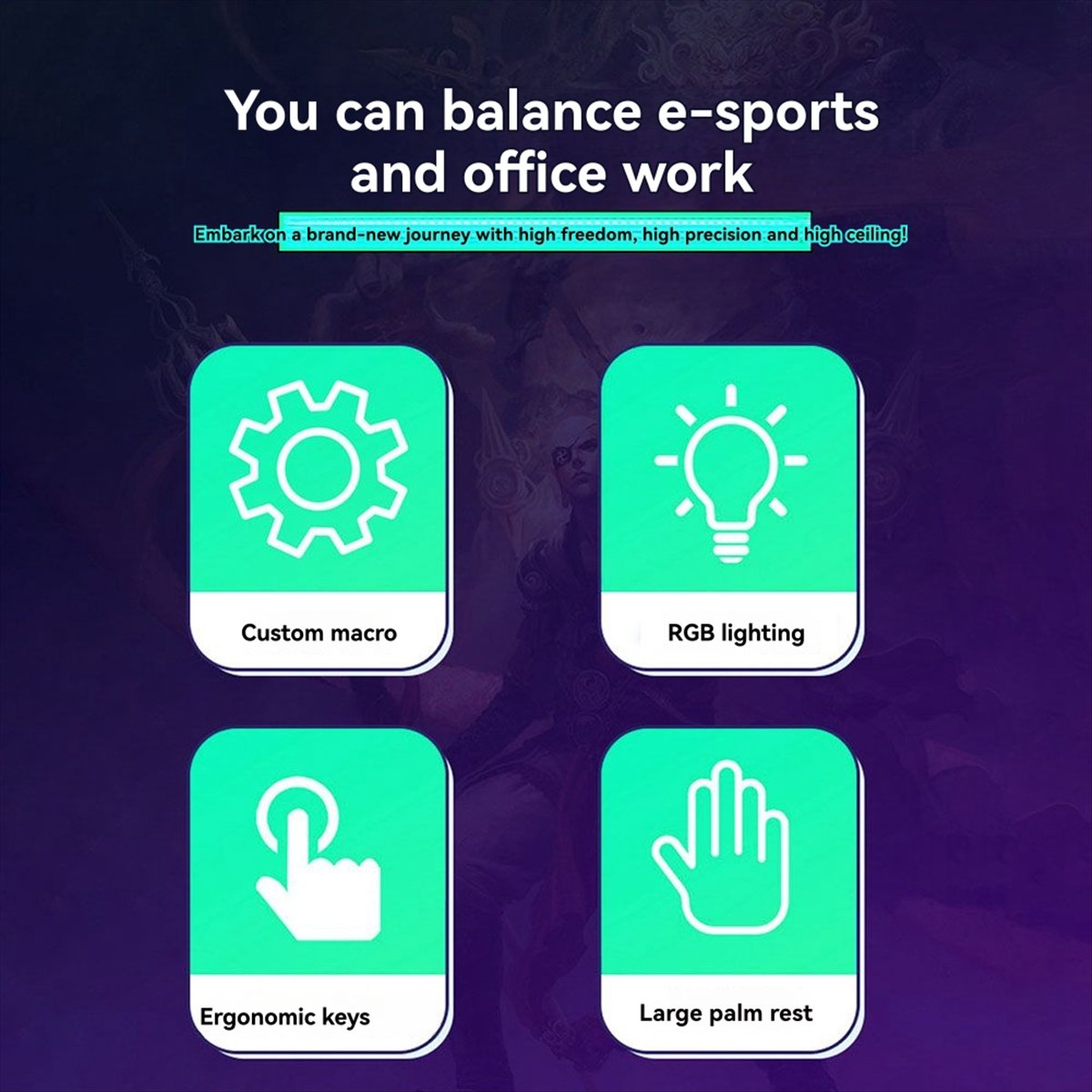 Goodprice 35Key Ergonomics RGB - огляд і ціна Gaming Keyboard 1 Hand