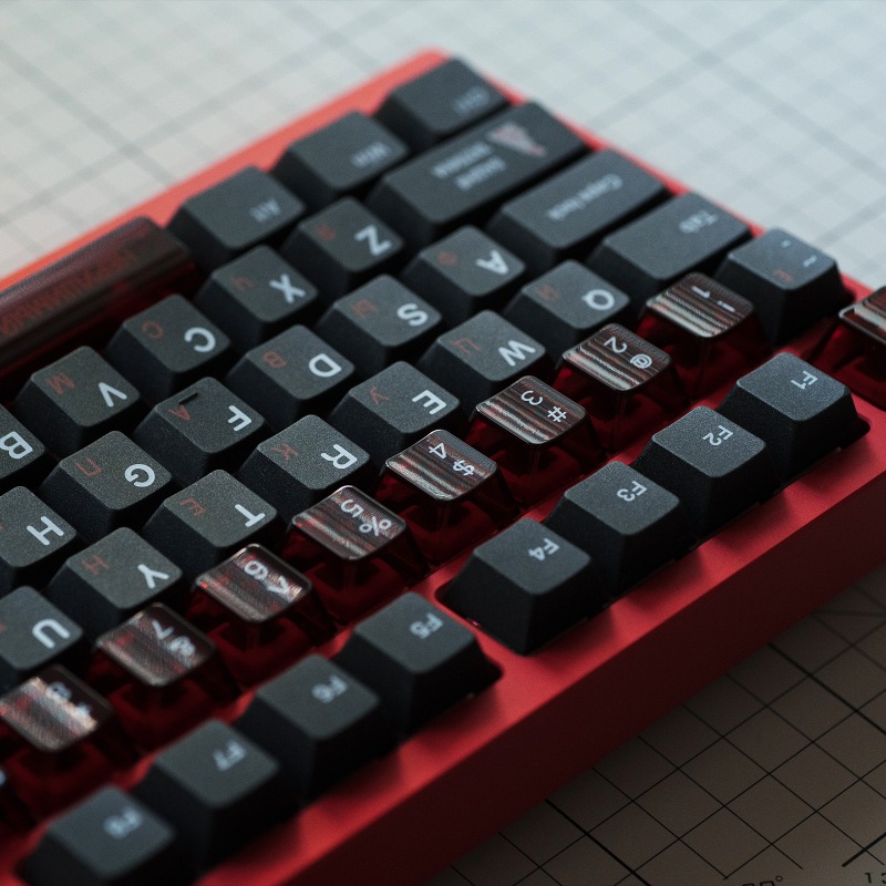 Soviet Black Theme Keycaps Set - огляд і ціна Keyboard Gaming Black
