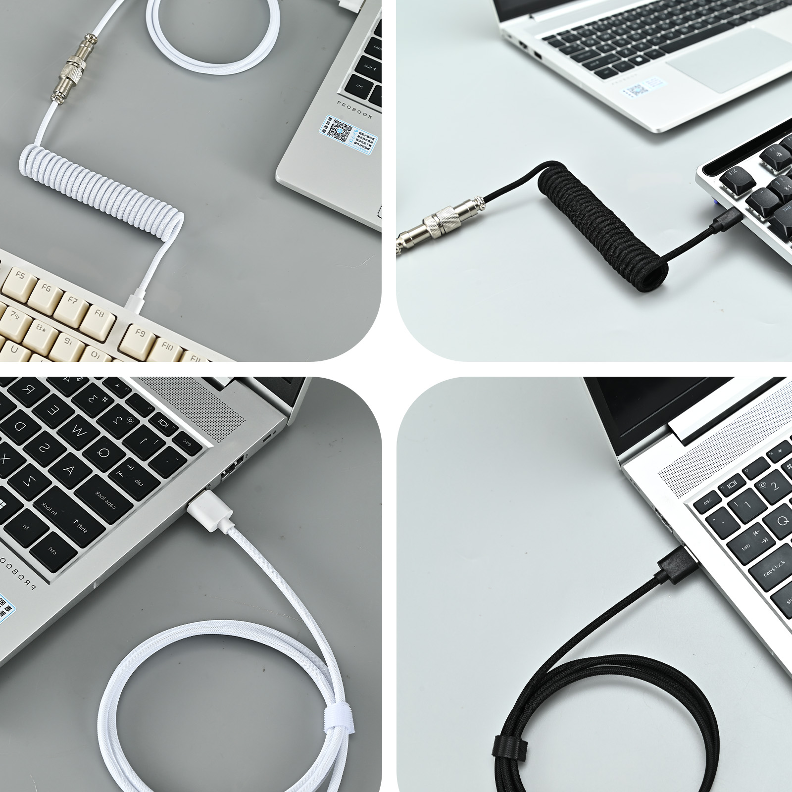 Type C Mechanical Keyboard Coi - огляд і ціна Coiled Usb Cable