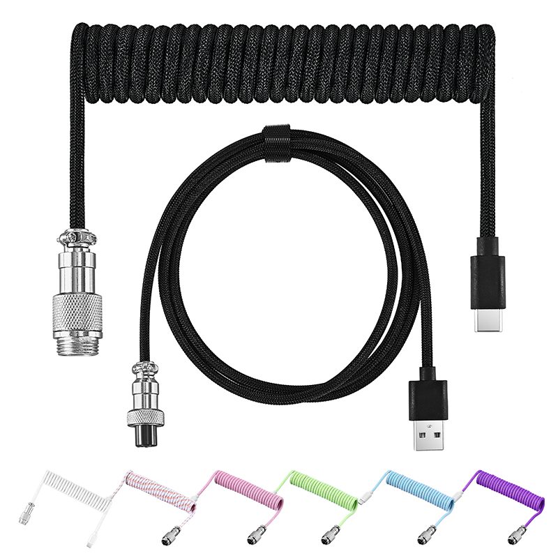 Coiled Mechanical Keyboard Cab - огляд і ціна Coiled Usb Cable