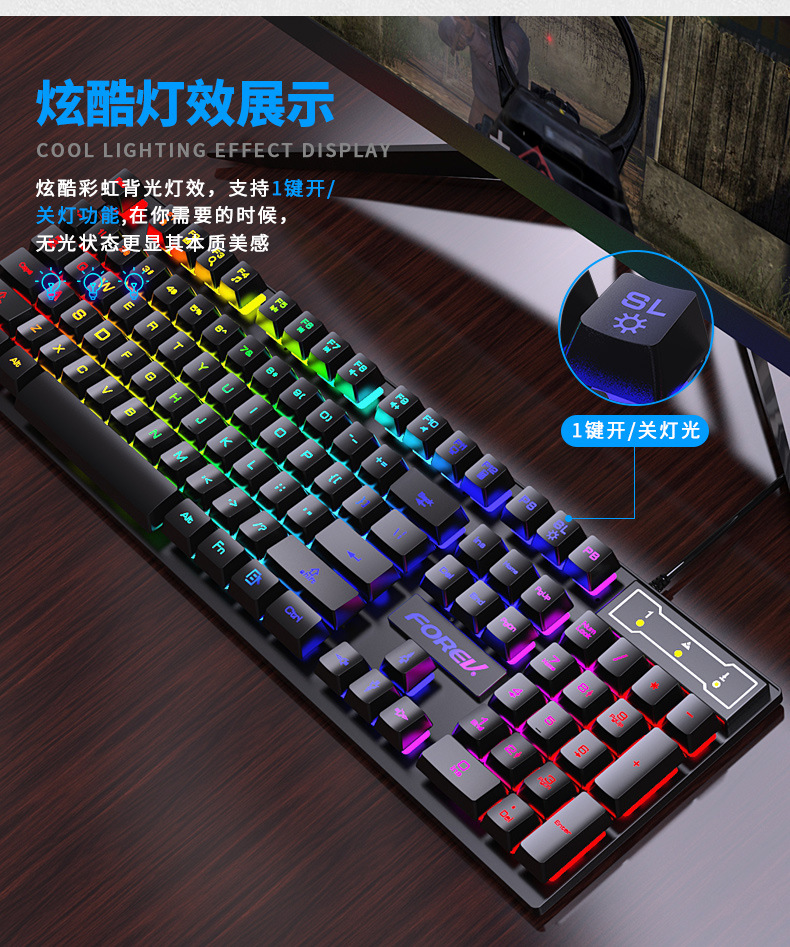 104 Key Backlit Mechanical Key - огляд і ціна Keyboard Mouse Bundle Gaming