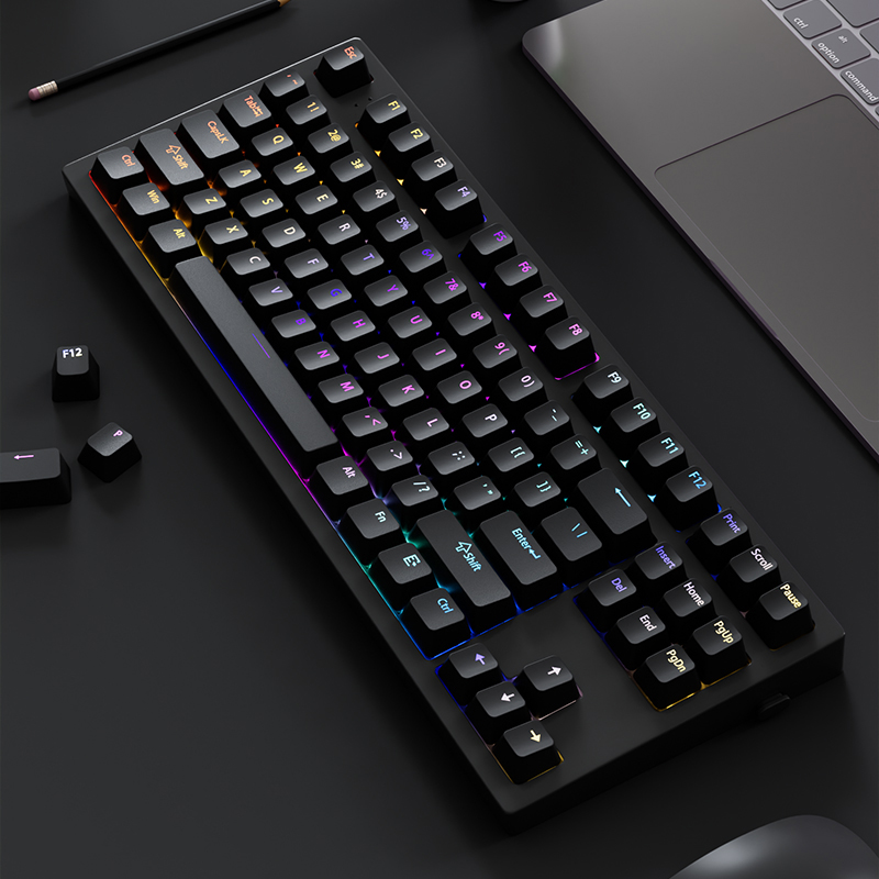 130+ Keys Black Custom Double  - огляд і ціна Keyboard Gaming Black