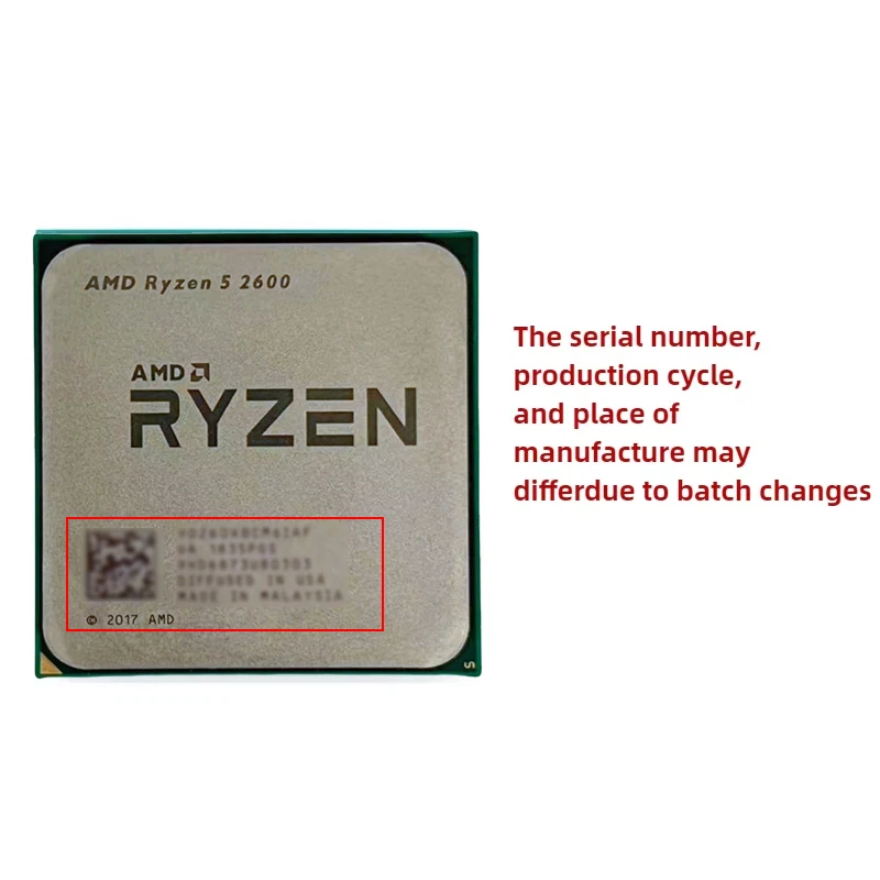 AMD Ryzen 5 2600 Tray CPU 6 Co - огляд і ціна Amd Cpu Ryzen 5